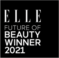 2021 elle future of beauty winner award logo